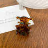 Acetic Acid Handmade Light Luxury Geometric Hair Grip Clip For Women