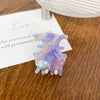 Acetic Acid Handmade Light Luxury Geometric Hair Grip Clip For Women