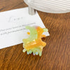Acetic Acid Handmade Light Luxury Geometric Hair Grip Clip For Women