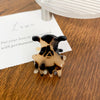 Acetic Acid Handmade Light Luxury Geometric Hair Grip Clip For Women