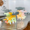 Acetic Acid Handmade Light Luxury Geometric Hair Grip Clip For Women