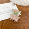 Acetic Acid Handmade Light Luxury Geometric Hair Grip Clip For Women