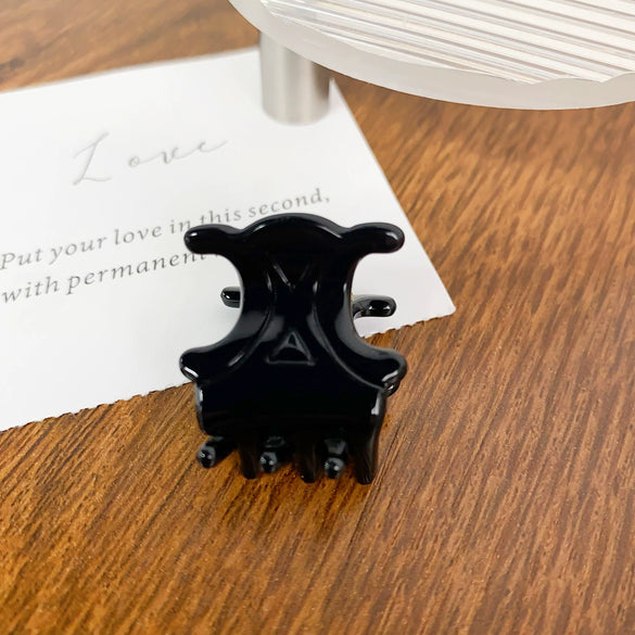 Acetic Acid Handmade Light Luxury Geometric Hair Grip Clip For Women