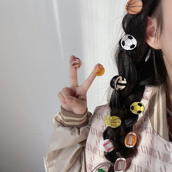Acetic Acid Handmade Sports Style Women's Hair Grab Clip