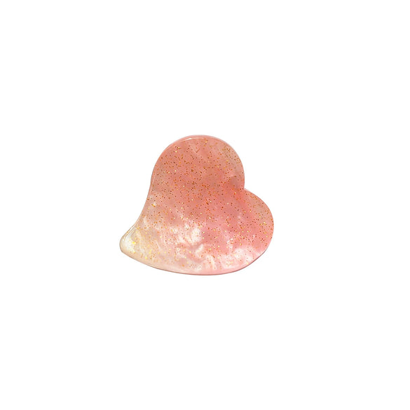 Acetic Acid Heart Hair Accessories Handmade Hair Grab Clip For Women