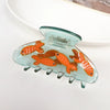 Acetic Acid Lovely Mini Goldfish Bowl Hairpin Jewelry With Polishing Process For Women