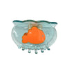 Acetic Acid Lovely Mini Goldfish Bowl Hairpin Jewelry With Polishing Process For Women