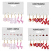 Acrylic Alloy Cute Animal Zodiac Micro Inlay Earrings