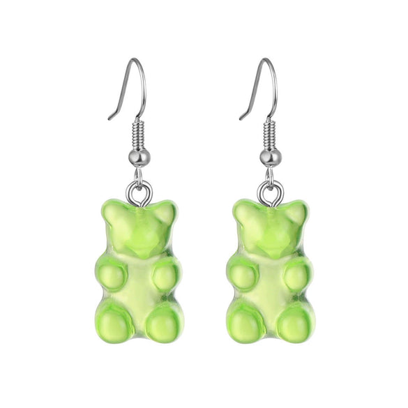 Acrylic Alloy Cute Animal Zodiac Micro Inlay Earrings