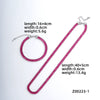 Acrylic And Copper Trendy Fashion Simple Geometric Electroplated Bracelet Necklace For Men And Women