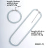 Acrylic And Copper Trendy Fashion Simple Geometric Electroplated Bracelet Necklace For Men And Women