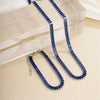 Acrylic And Copper Trendy Fashion Simple Geometric Electroplated Bracelet Necklace For Men And Women