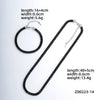 Acrylic And Copper Trendy Fashion Simple Geometric Electroplated Bracelet Necklace For Men And Women