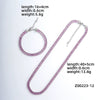 Acrylic And Copper Trendy Fashion Simple Geometric Electroplated Bracelet Necklace For Men And Women