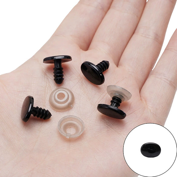 Acrylic Animal Eyes Nose Leather Pad Accessories Set For Plush Toy Dolls Diy Handmade