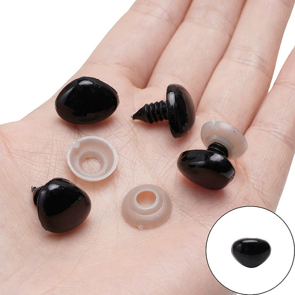 Acrylic Animal Eyes Nose Leather Pad Accessories Set For Plush Toy Dolls Diy Handmade