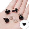 Acrylic Animal Eyes Nose Leather Pad Accessories Set For Plush Toy Dolls Diy Handmade