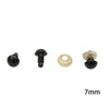 Acrylic Animal Eyes Nose Leather Pad Accessories Set For Plush Toy Dolls Diy Handmade