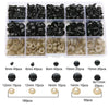Acrylic Animal Eyes Nose Leather Pad Accessories Set For Plush Toy Dolls Diy Handmade