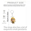 Acrylic Bee Keychain 2D Double Sided Design