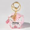 Acrylic Butterfly Floral Keychain With Plush Pompom And Tassel Fashion Festival Element