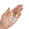 Acrylic Butterfly Pendant Keychain Modern Art Style