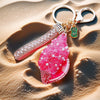 Acrylic Candycolored Shell Conch Car Keychain Women's Bag Pendant Key Ring