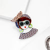 Acrylic Cartoon Simulation Figure Allmatch Fashion Decorative Brooch For Women With Printing