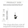 Acrylic Cat Keychain With D Shaped Buckle And 2D Flat Double Sided Printing