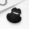 Acrylic Clothing Brooch With Cartoon Characters Black And White Wave Dot Printing