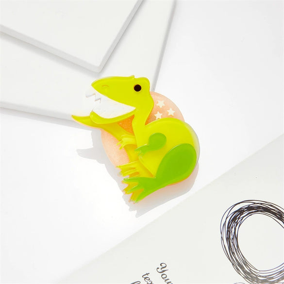 Acrylic Decorative Brooch With Clouds Rainbow Water Drops Sun Simulation Printing For Women