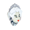 Acrylic Decorative Brooch With Clouds Rainbow Water Drops Sun Simulation Printing For Women