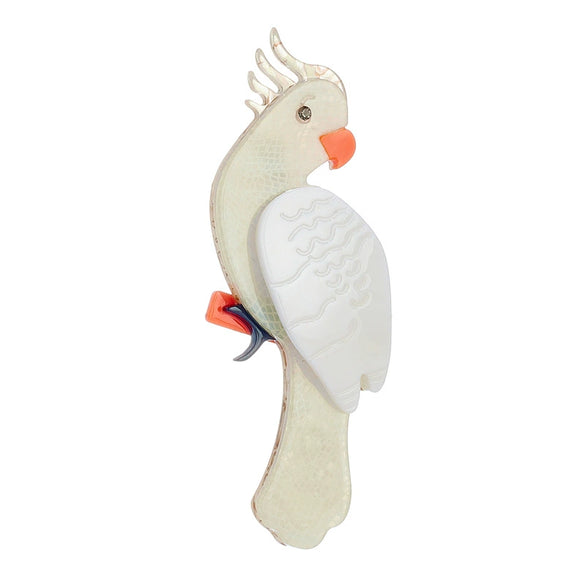 Acrylic Decorative Brooch With Clouds Rainbow Water Drops Sun Simulation Printing For Women