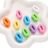 Acrylic Digital English Round Bead Diy Handmade Bracelet And Mobile Phone Chain Decoration Material