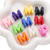 Acrylic Digital English Round Bead Diy Handmade Bracelet And Mobile Phone Chain Decoration Material