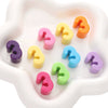 Acrylic Digital English Round Bead Diy Handmade Bracelet And Mobile Phone Chain Decoration Material