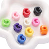 Acrylic Digital English Round Bead Diy Handmade Bracelet And Mobile Phone Chain Decoration Material