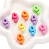 Acrylic Digital English Round Bead Diy Handmade Bracelet And Mobile Phone Chain Decoration Material