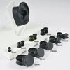 Acrylic Ear Expander With Geometric Style And Smoke Pattern