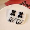 Acrylic Earrings With Cat Pumpkin Snowflake Animals Pattern And Electroplating For Women