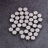 Acrylic Electroplated Flat Round Letter Beads For Diy Jewelry Making In Gold Silver Rose Gold And Black Gun Finish