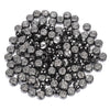 Acrylic Electroplated Flat Round Letter Beads For Diy Jewelry Making In Gold Silver Rose Gold And Black Gun Finish
