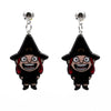 Acrylic Elegant Halloween Spider Ghost Pumpkin Cat Castle Earrings For Women