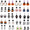 Acrylic Elegant Halloween Spider Ghost Pumpkin Cat Castle Earrings For Women