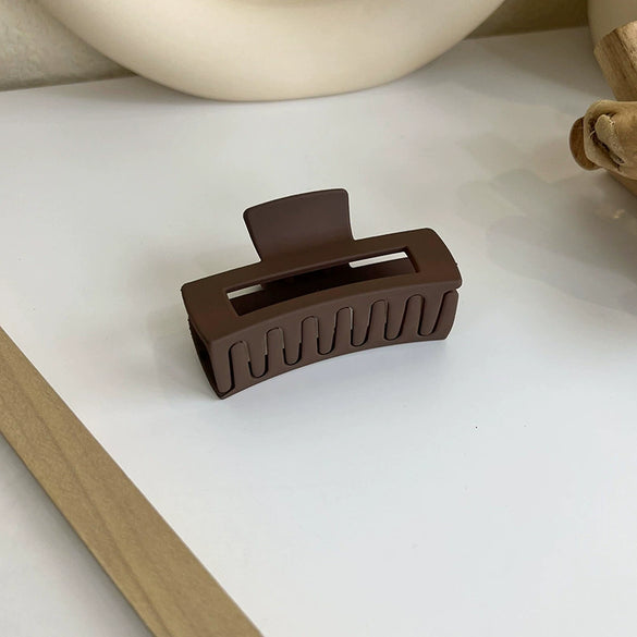 Acrylic Fashion Geometric Baking Paint Hair Clip For Unisex