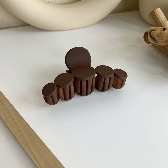 Acrylic Fashion Geometric Baking Paint Hair Clip For Unisex