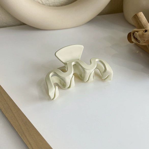 Acrylic Fashion Geometric Baking Paint Hair Clip For Unisex
