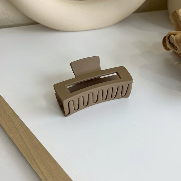 Acrylic Fashion Geometric Baking Paint Hair Clip For Unisex