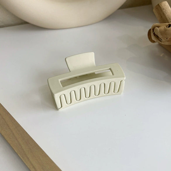 Acrylic Fashion Geometric Baking Paint Hair Clip For Unisex