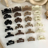 Acrylic Fashion Geometric Baking Paint Hair Clip For Unisex